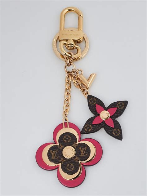 louis vuitton blooming flowers bag charm|Louis Vuitton luggage charms.